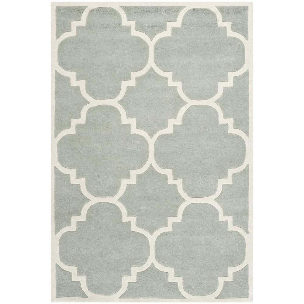 CHATHAM, GREY / IVORY, 4' X 6', Area Rug, CHT730E-4. Picture 1