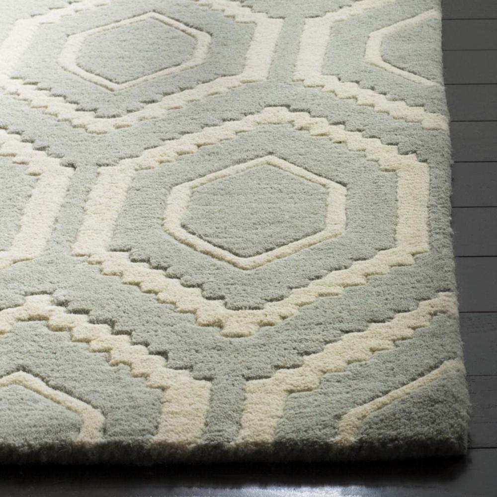 CHATHAM, GREY / IVORY, 5' X 8', Area Rug, CHT731E-5. Picture 1