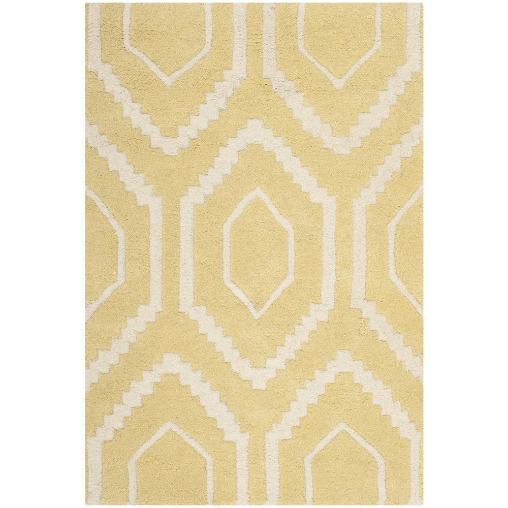 CHATHAM, LIGHT GOLD / IVORY, 2' X 3', Area Rug, CHT731L-2. Picture 1