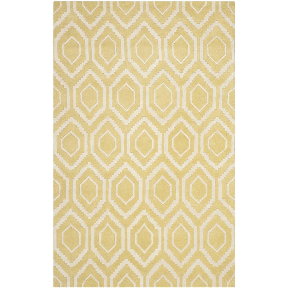 CHATHAM, LIGHT GOLD / IVORY, 5' X 8', Area Rug, CHT731L-5. Picture 1