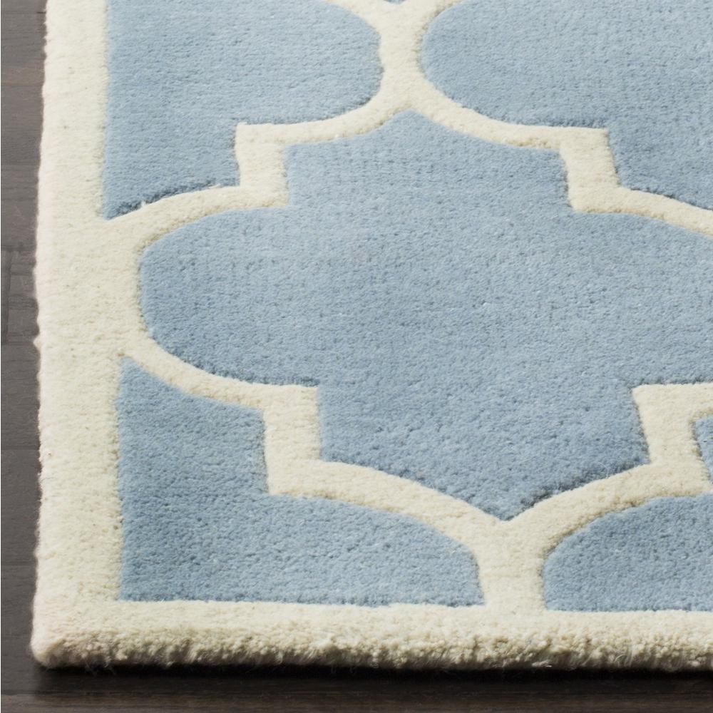 CHATHAM, BLUE / IVORY, 4' X 6', Area Rug, CHT733B-4. Picture 1