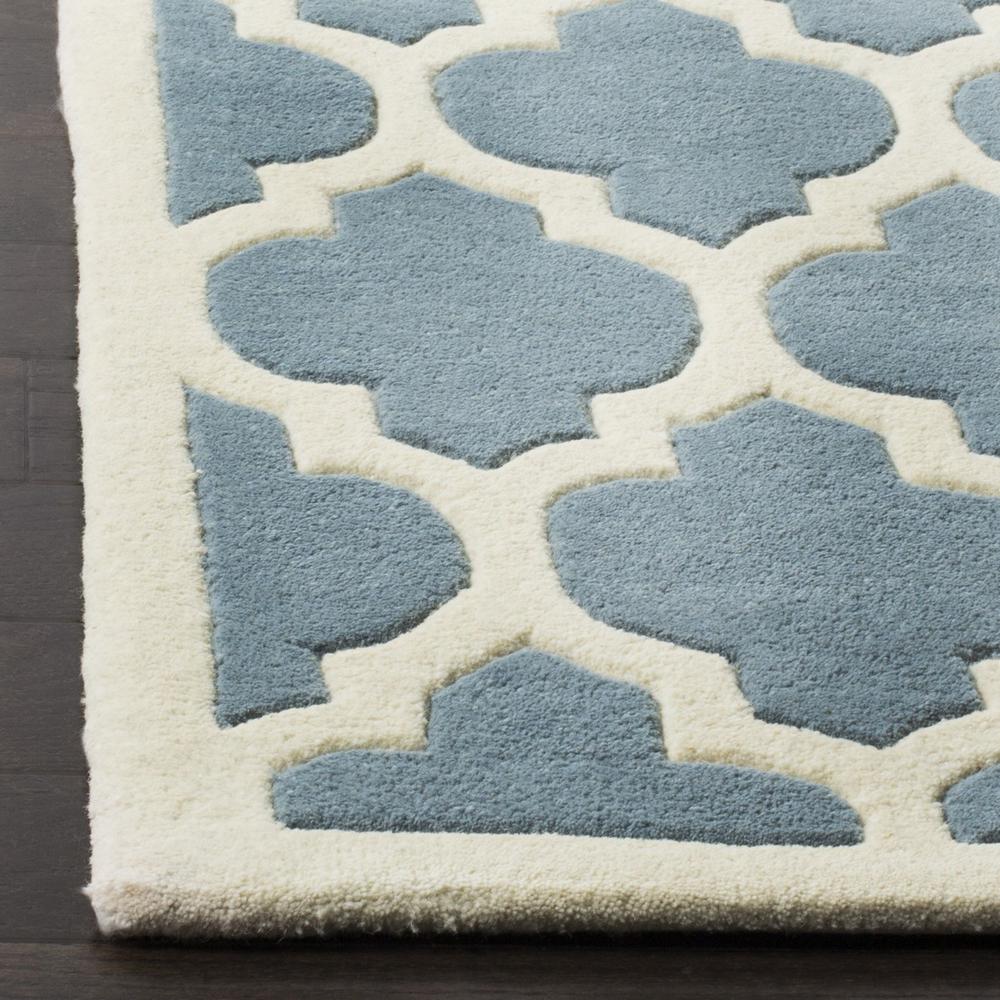 CHATHAM, BLUE / IVORY, 5' X 8', Area Rug, CHT734B-5. Picture 1