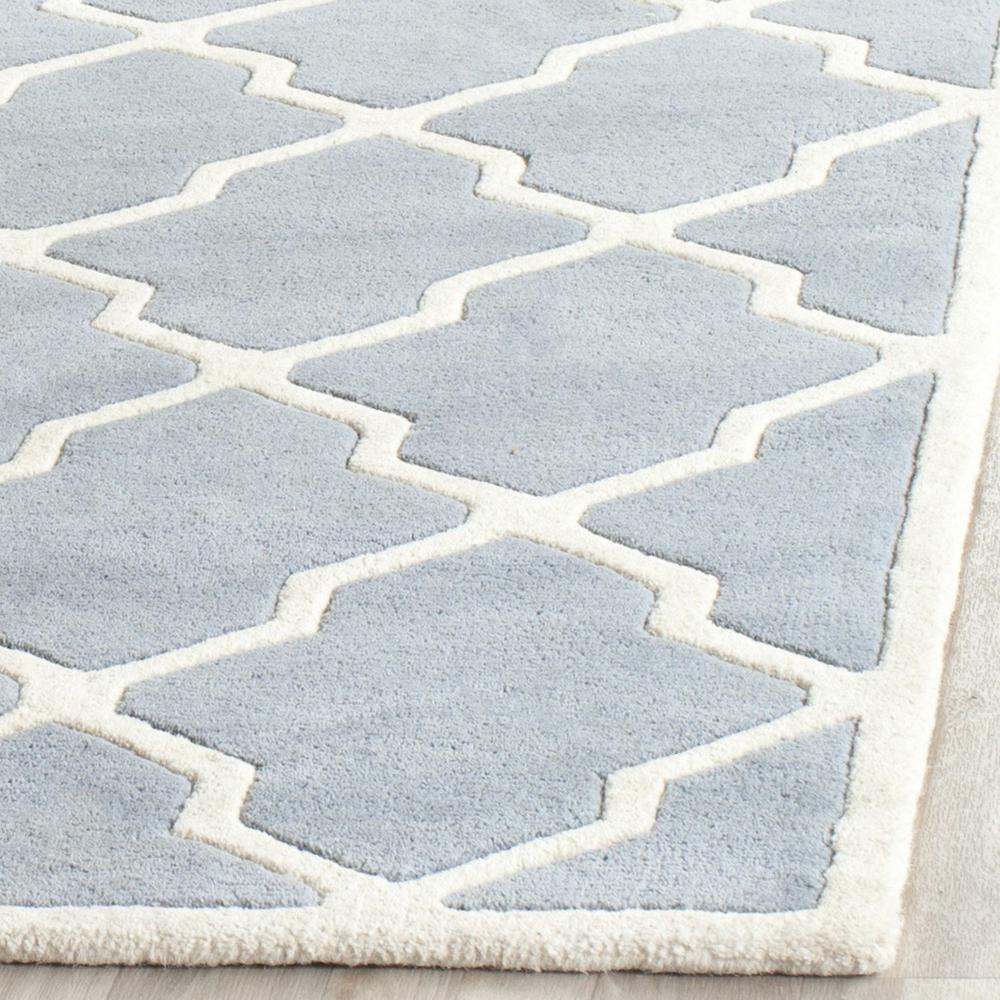 CHATHAM, BLUE / IVORY, 3' X 5', Area Rug, CHT735B-3. Picture 1