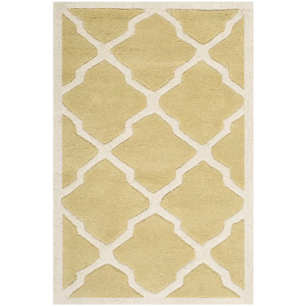 CHATHAM, LIGHT GOLD / IVORY, 2' X 3', Area Rug, CHT735L-2. Picture 1