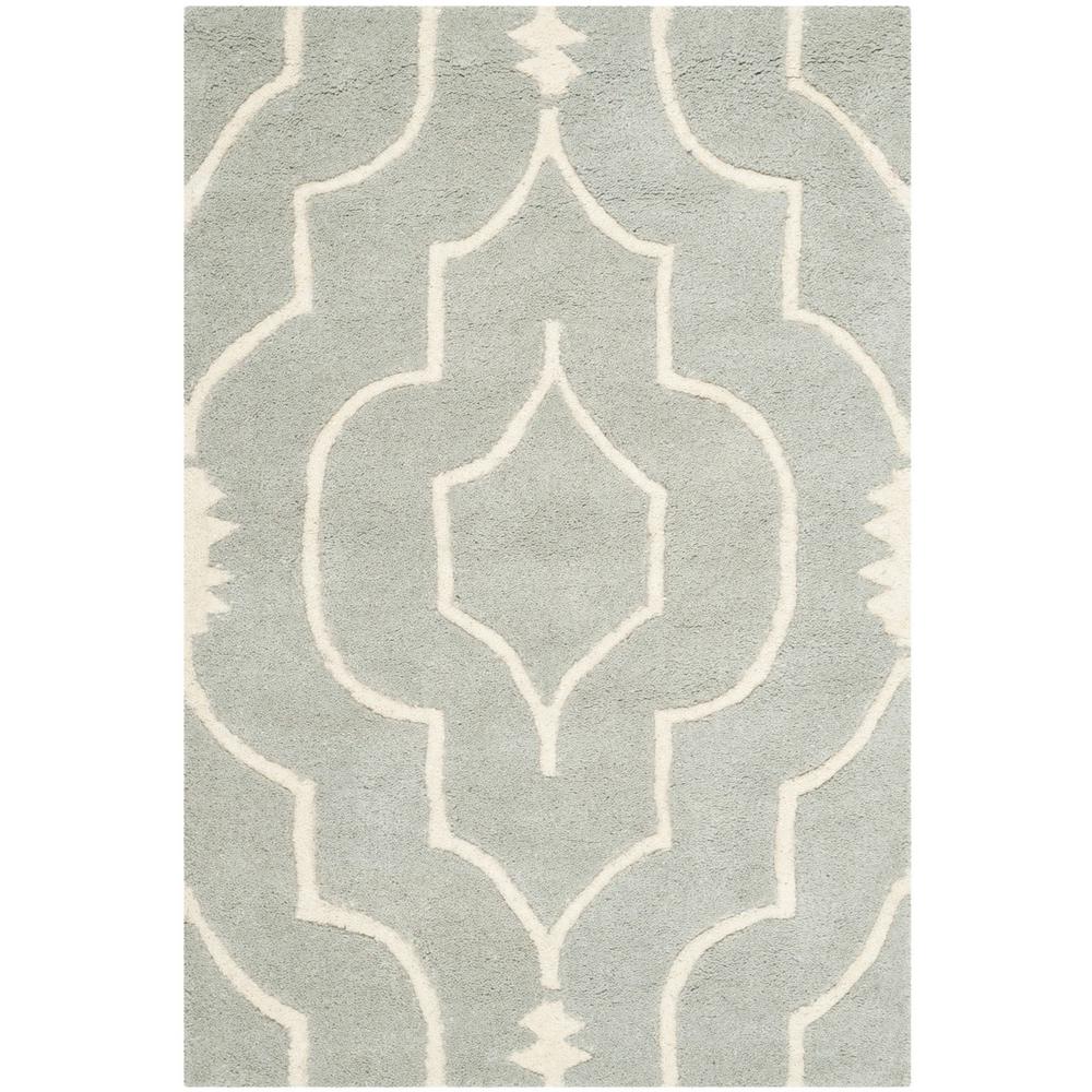 CHATHAM, GREY / IVORY, 2' X 3', Area Rug, CHT736E-2. Picture 1
