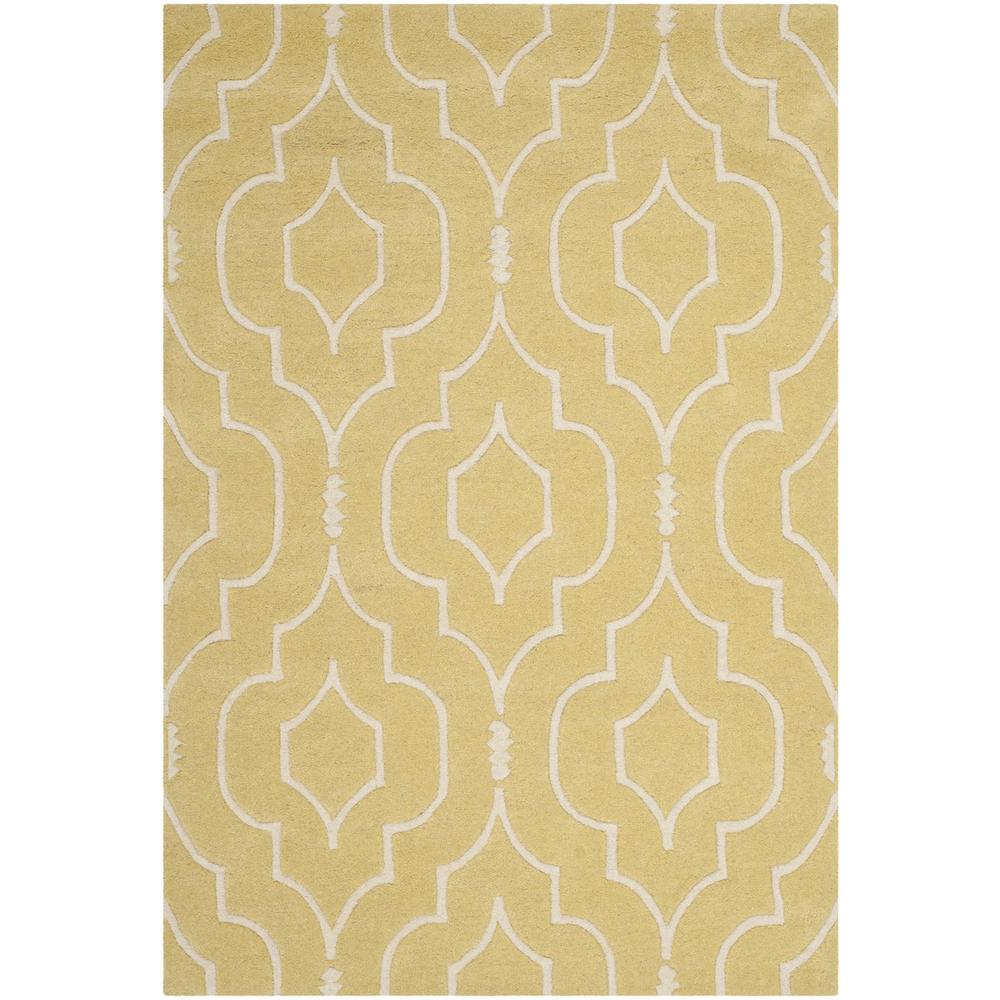 CHATHAM, LIGHT GOLD / IVORY, 3' X 5', Area Rug, CHT736L-3. Picture 1