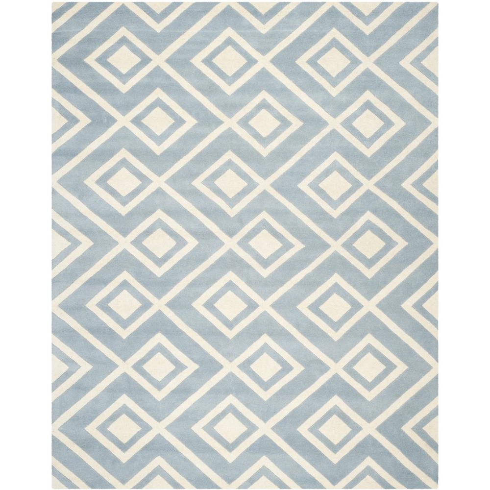 CHATHAM, BLUE / IVORY, 8' X 10', Area Rug, CHT742B-8. Picture 1