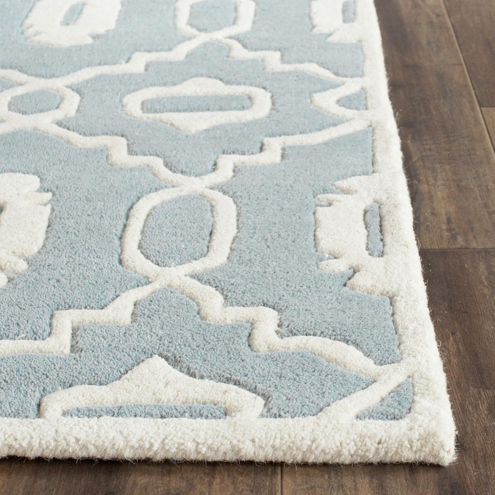 CHATHAM, BLUE / IVORY, 2'-3" X 11', Area Rug, CHT745B-211. Picture 1