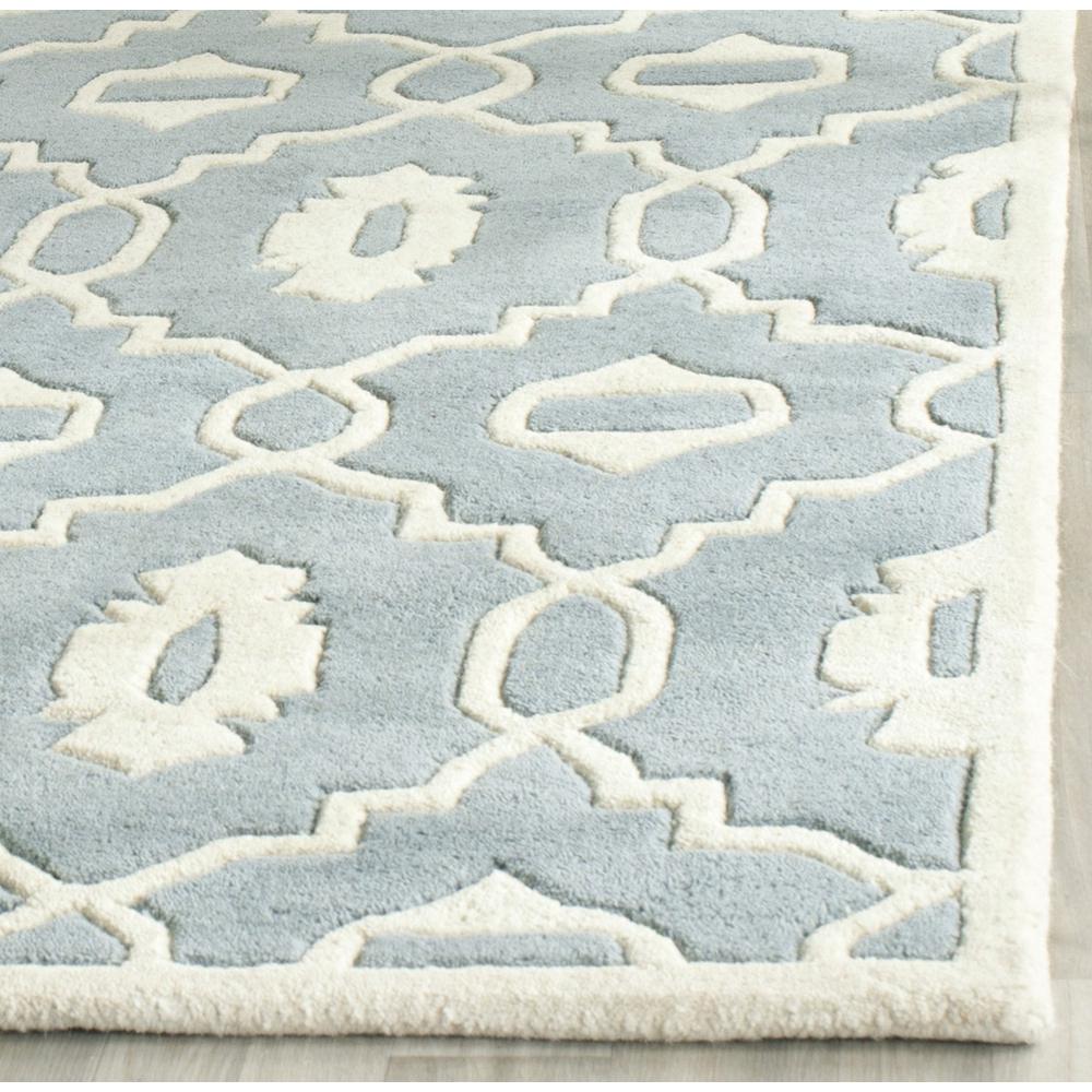 CHATHAM, BLUE / IVORY, 6' X 9', Area Rug, CHT745B-6. Picture 1