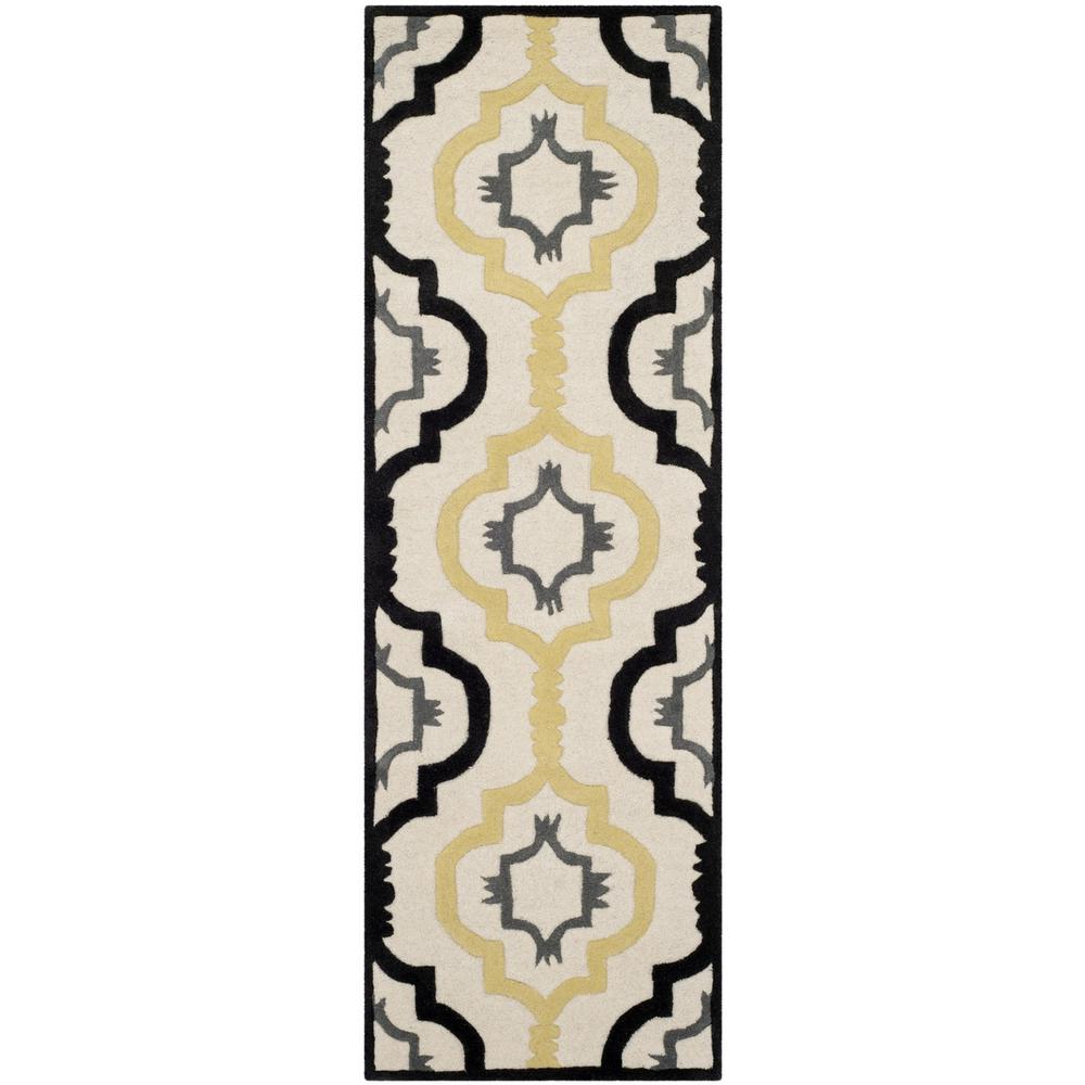 CHATHAM, IVORY / MULTI, 2'-3" X 7', Area Rug. Picture 1