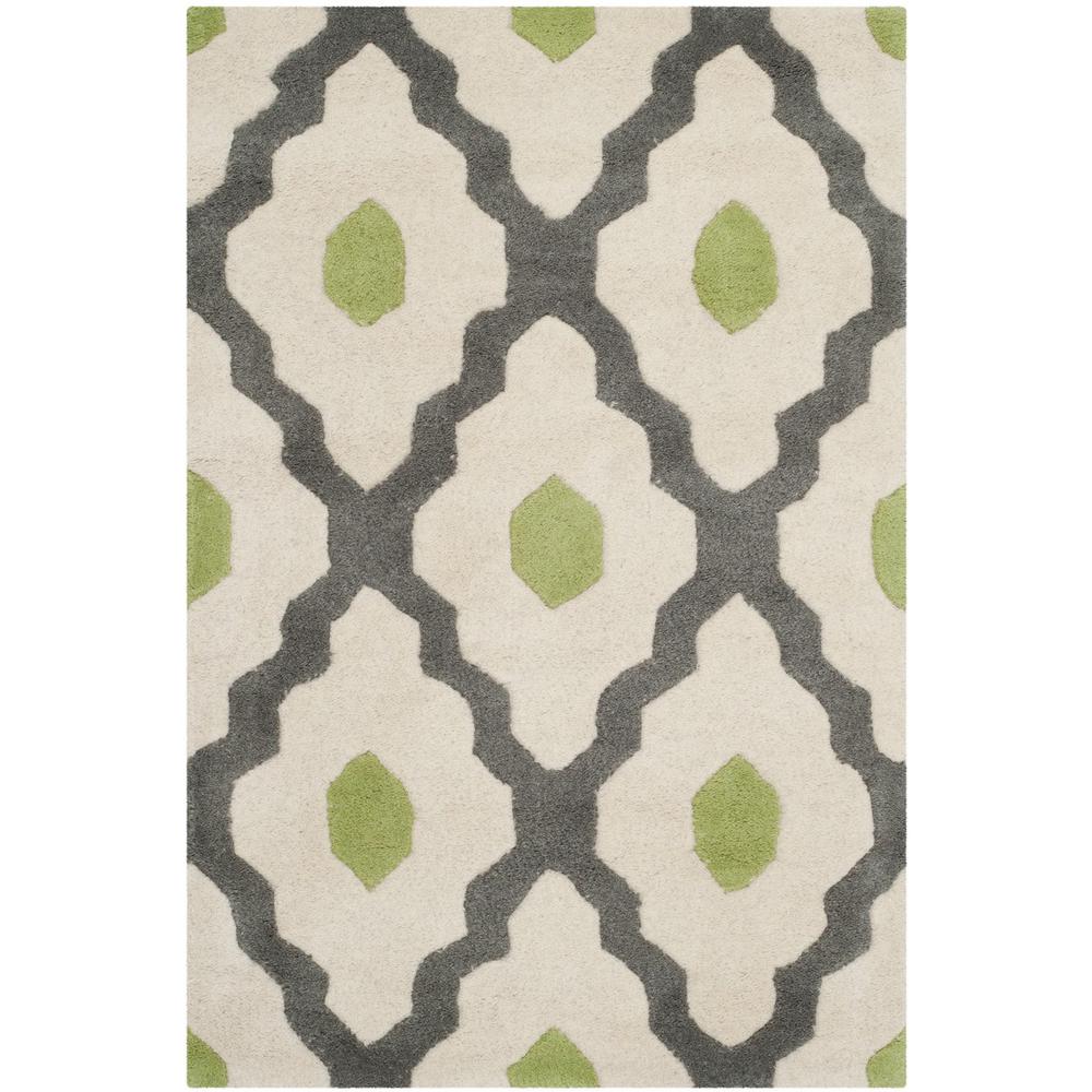 CHATHAM, DARK GREY / IVORY, 2' X 3', Area Rug, CHT748K-2. Picture 1