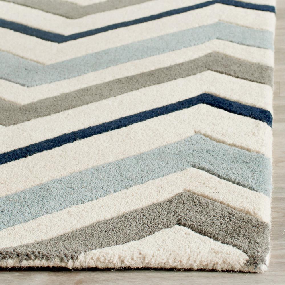 CHATHAM, IVORY / DARK GREY, 2'-3" X 11', Area Rug, CHT749X-211. Picture 1