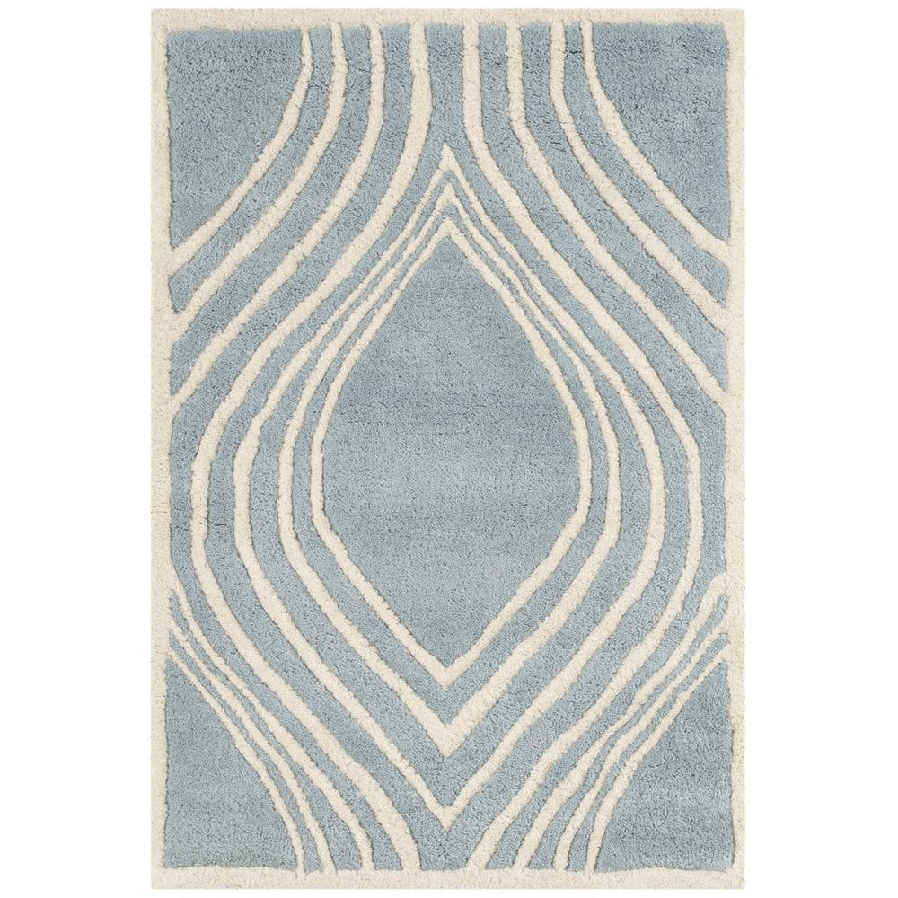 CHATHAM, BLUE / IVORY, 2' X 3', Area Rug, CHT758B-2. Picture 1