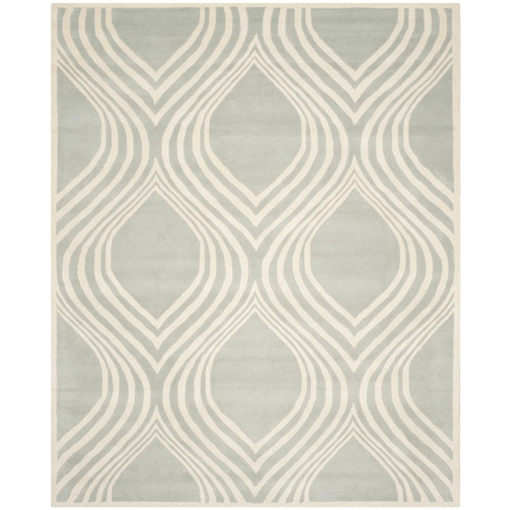 CHATHAM, GREY / IVORY, 8' X 10', Area Rug, CHT758E-8. Picture 1
