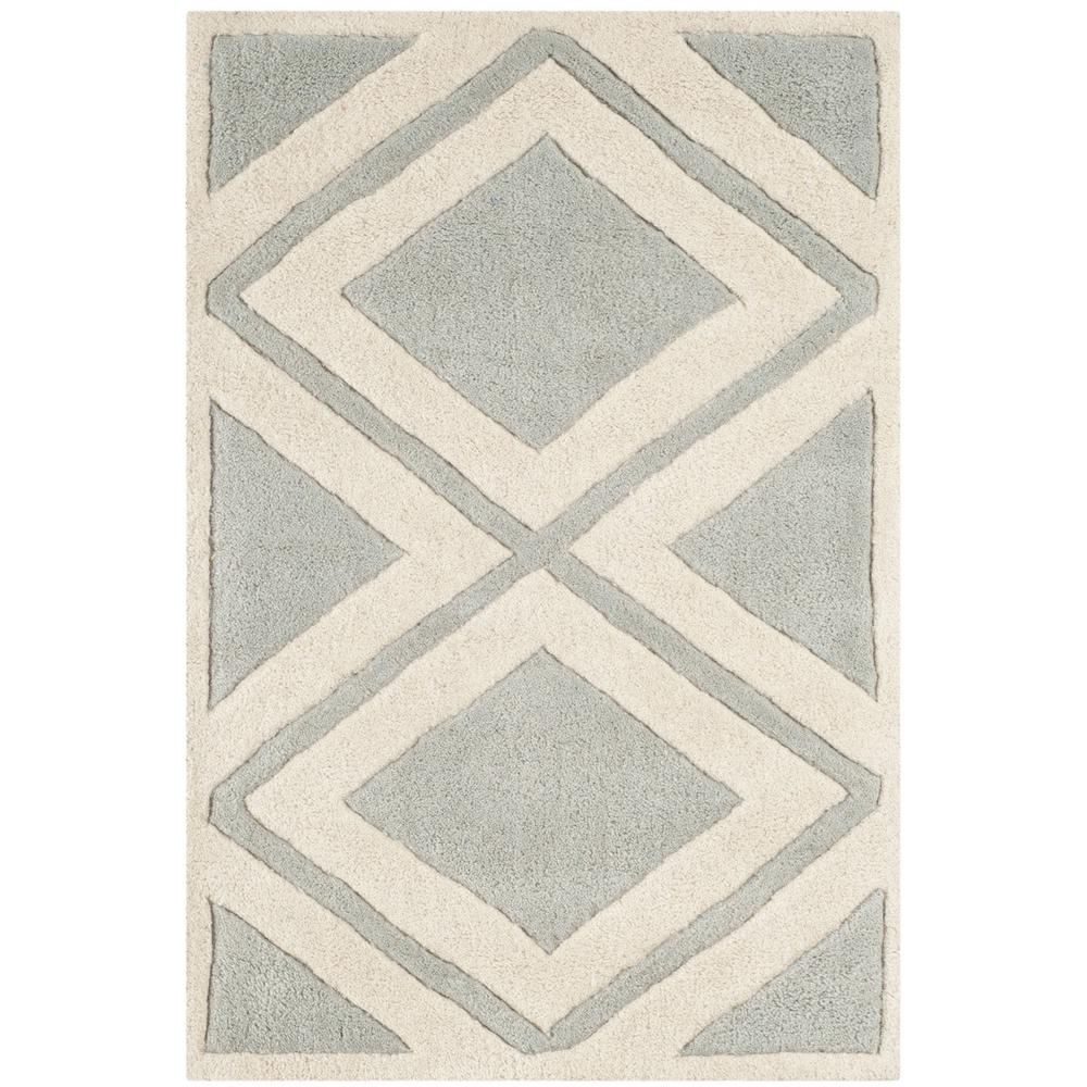 CHATHAM, GREY / IVORY, 2' X 3', Area Rug, CHT759E-2. Picture 1