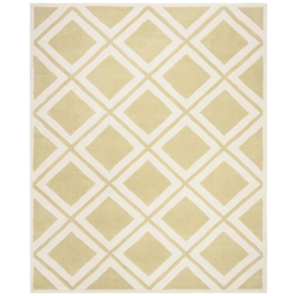 CHATHAM, GOLD / IVORY, 8' X 10', Area Rug. Picture 1