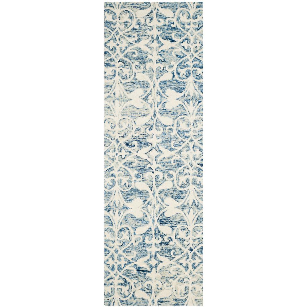 CHATHAM, DARK BLUE / IVORY, 2'-3" X 7', Area Rug, CHT765C-27. Picture 1
