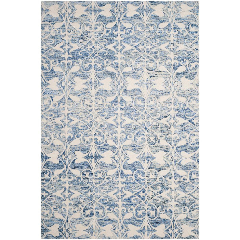 CHATHAM, DARK BLUE / IVORY, 6' X 9', Area Rug, CHT765C-6. Picture 1
