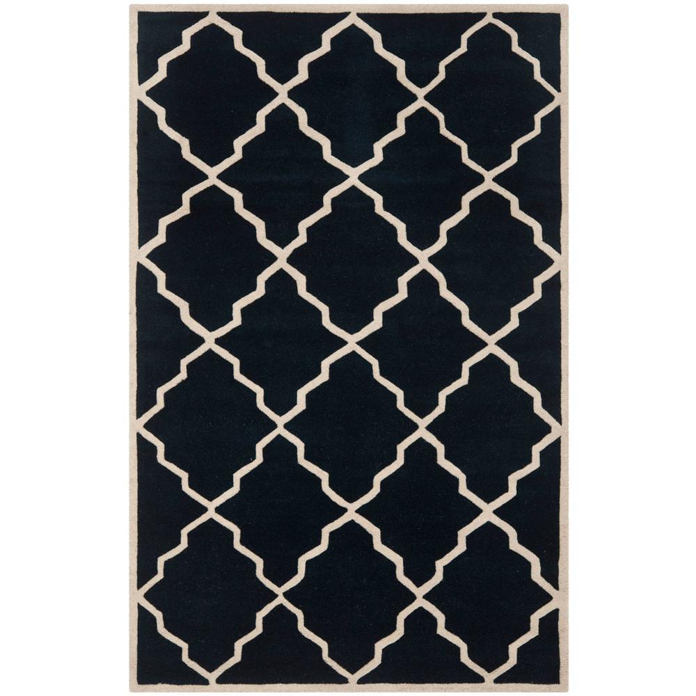 CHATHAM, DARK BLUE, 5' X 8', Area Rug. Picture 1