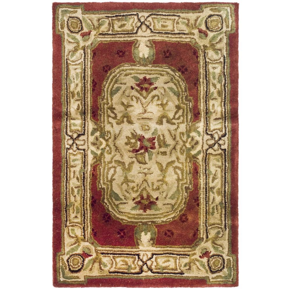 CLASSIC, BURGUNDY, 2' X 3', Area Rug. Picture 1