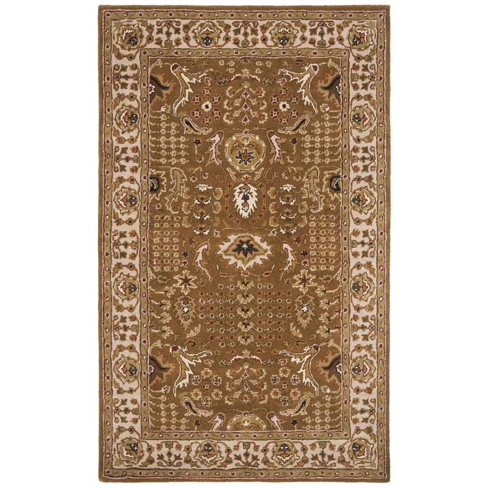 CLASSIC, GOLD / BEIGE, 5' X 8', Area Rug. Picture 1