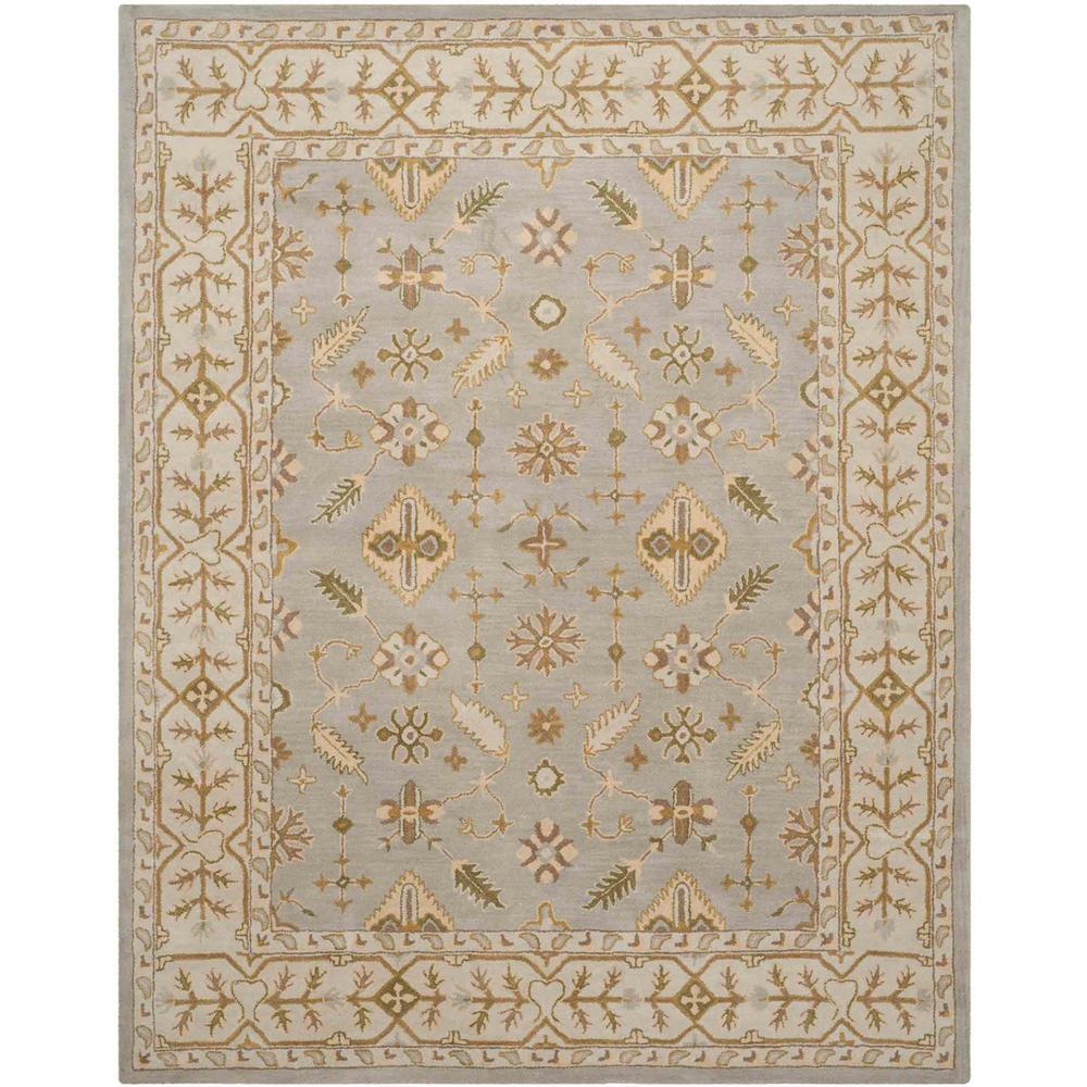 CLASSIC, LIGHT BLUE / IVORY, 8' X 10', Area Rug. Picture 1