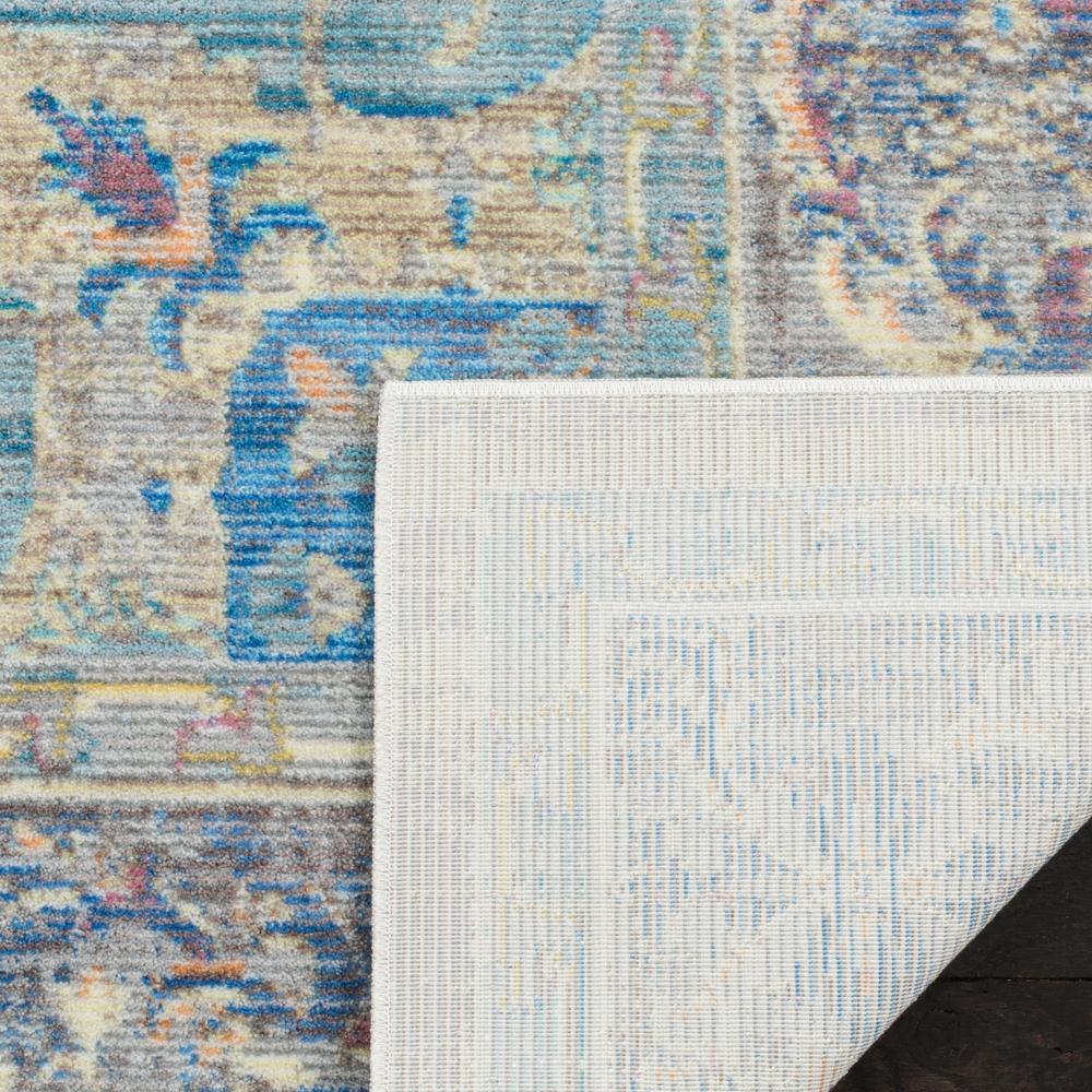 CLAREMONT, BLUE / GOLD, 5'-1" X 7'-9", Area Rug, CLR664C-5. Picture 4