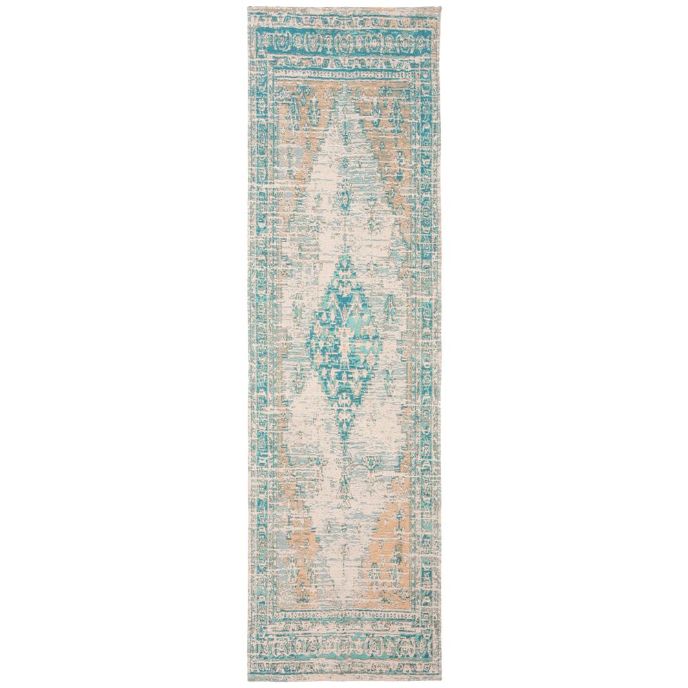 CLV-CLASSIC VINTAGE, AQUA, 2'-3" X 8', Area Rug. Picture 1