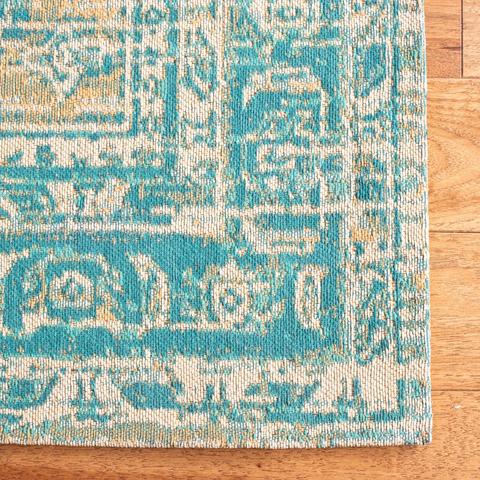 CLV-CLASSIC VINTAGE, AQUA, 2'-3" X 8', Area Rug. Picture 2
