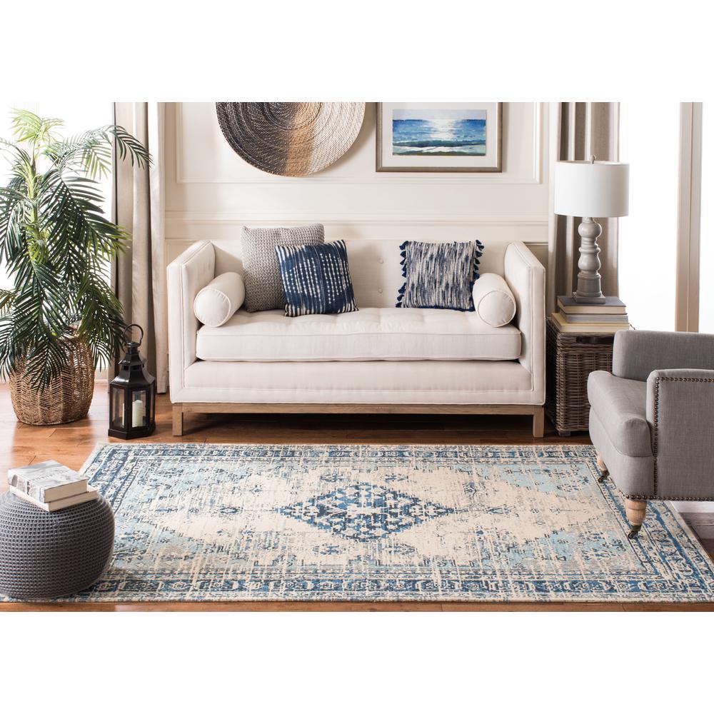 CLV-CLASSIC VINTAGE, BLUE, 5' X 8', Area Rug, CLV113M-5. Picture 6