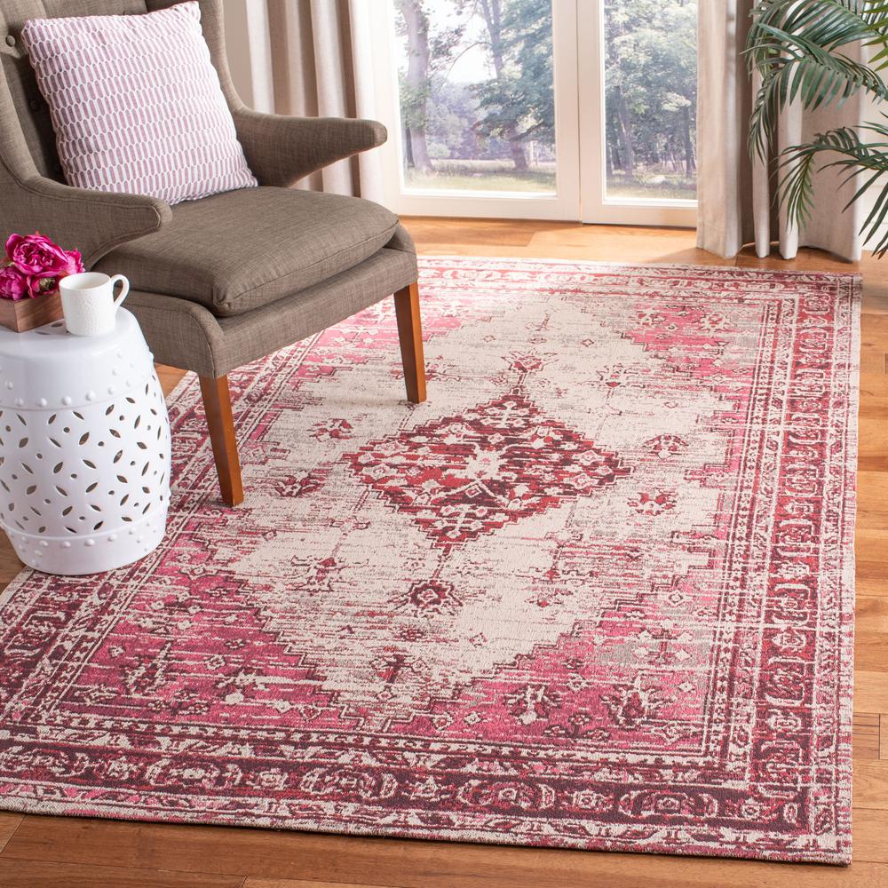 CLV-CLASSIC VINTAGE, FUCHISA, 5' X 8', Area Rug, CLV113R-5. Picture 4