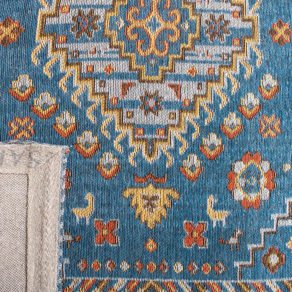 CLV-CLASSIC VINTAGE, BLUE / GOLD, 5' X 8', Area Rug. Picture 4