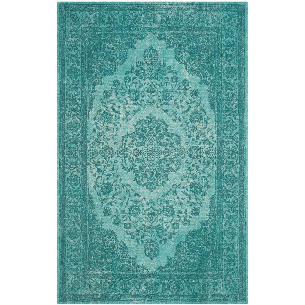CLV-CLASSIC VINTAGE, AQUA, 5' X 8', Area Rug, CLV121E-5. Picture 1