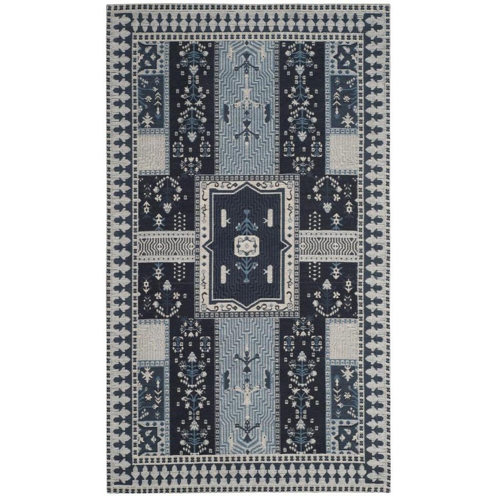 CLV-CLASSIC VINTAGE, NAVY / LIGHT BLUE, 3' X 5', Area Rug, CLV512A-3. Picture 1