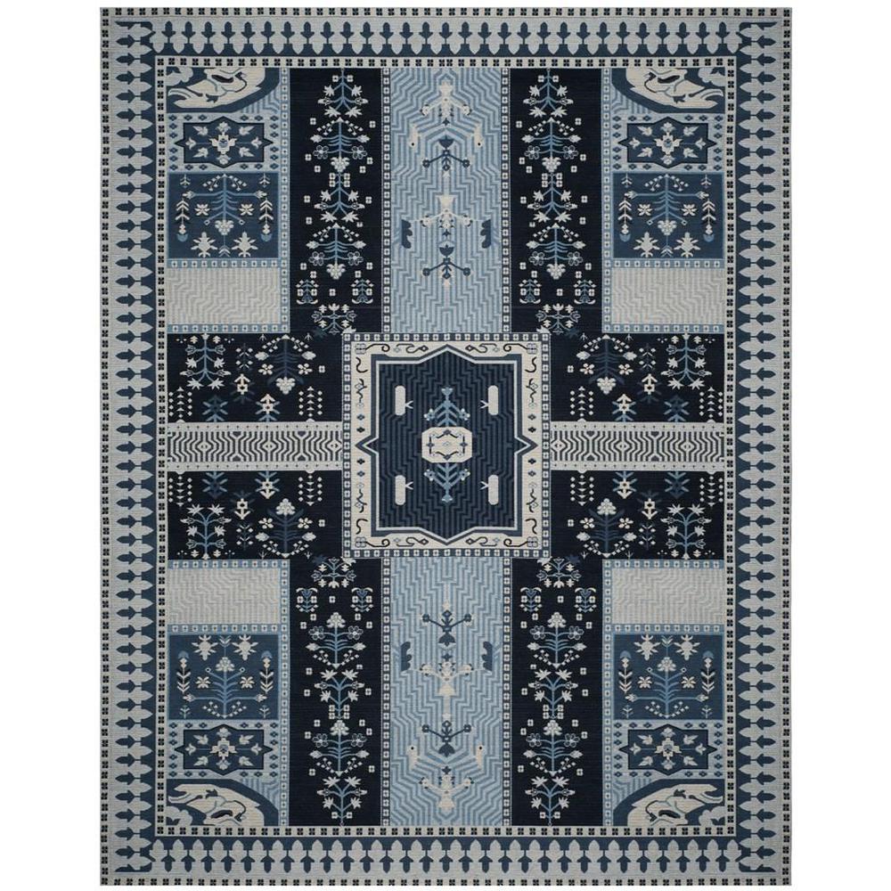 CLV-CLASSIC VINTAGE, NAVY / LIGHT BLUE, 8' X 10', Area Rug, CLV512A-8. Picture 1