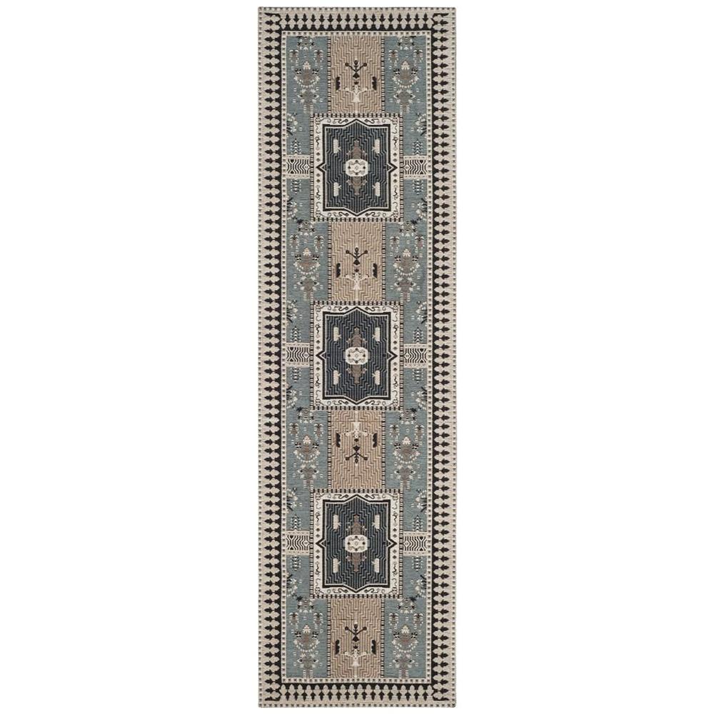 CLV-CLASSIC VINTAGE, SLATE / BEIGE, 2'-3" X 8', Area Rug, CLV512B-28. Picture 1