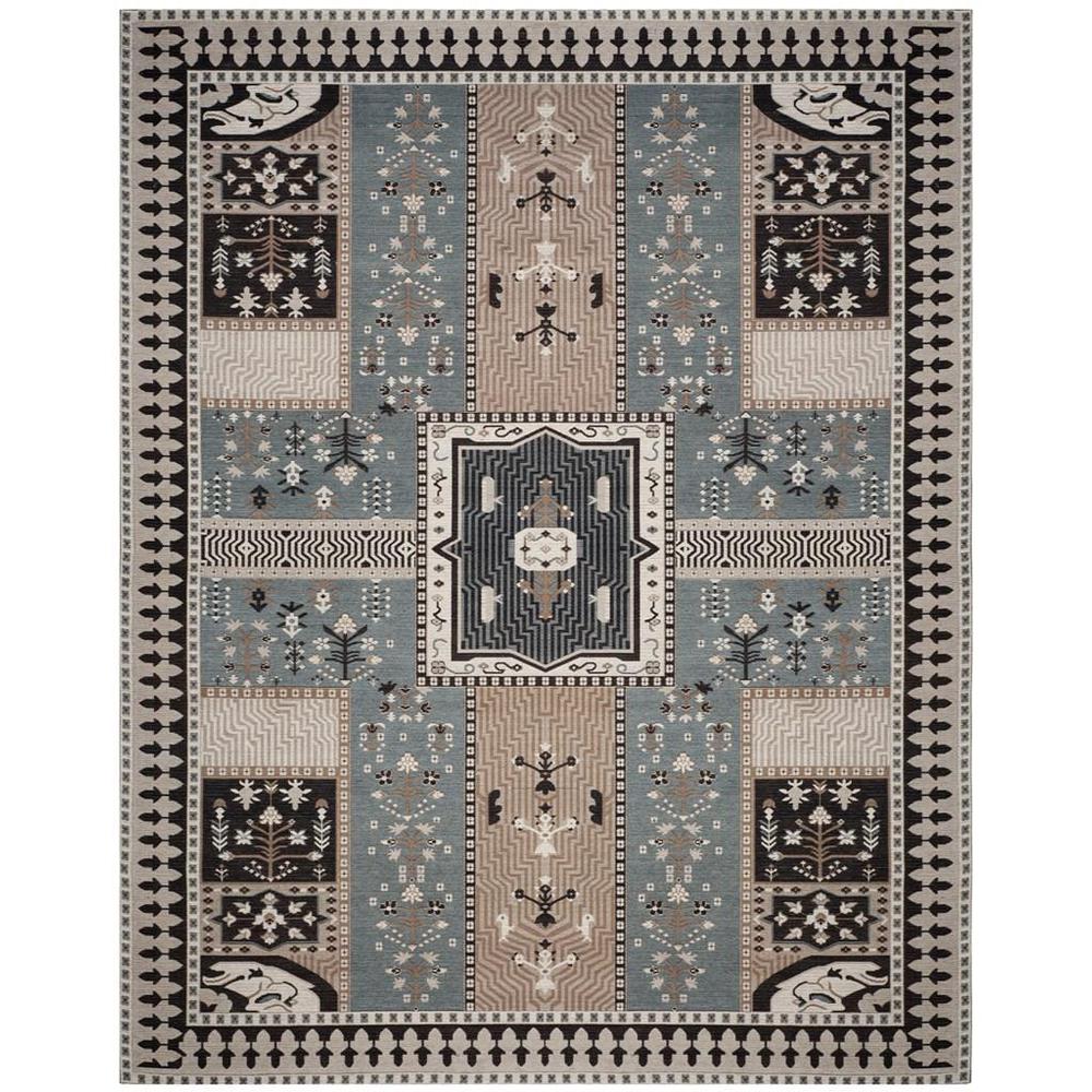 CLV-CLASSIC VINTAGE, SLATE / BEIGE, 6'-7" X 9'-2", Area Rug, CLV512B-6. Picture 1