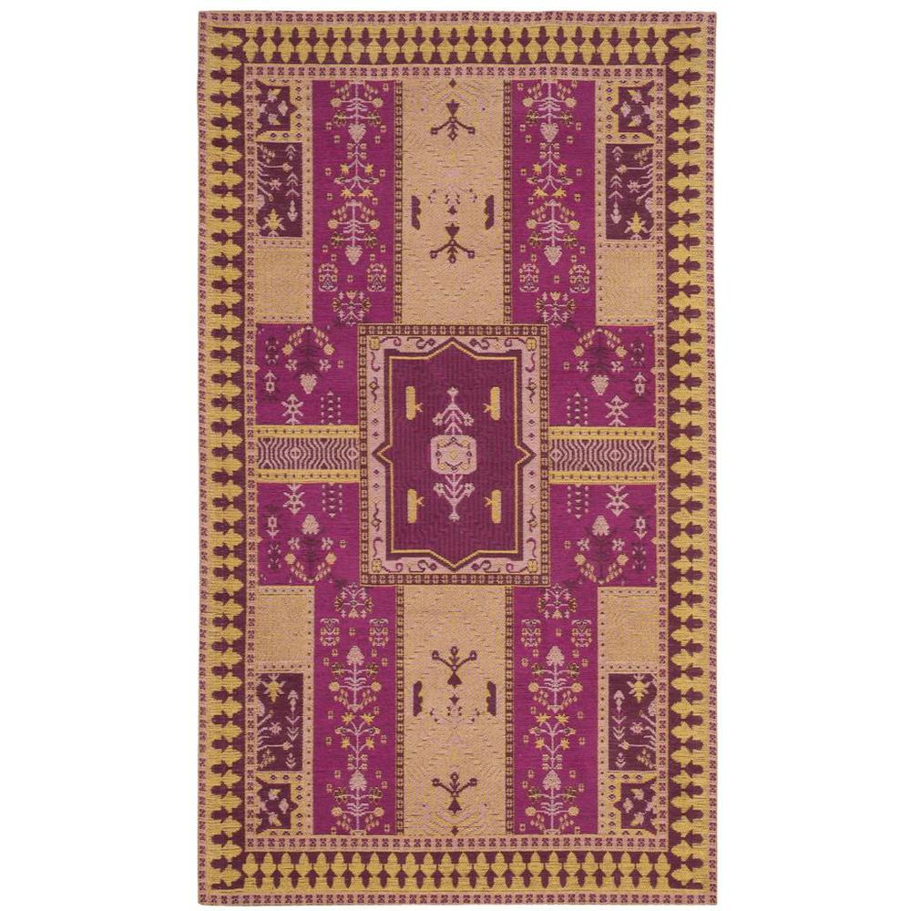 CLV-CLASSIC VINTAGE, FUCHSIA / GOLD, 3' X 5', Area Rug. Picture 1