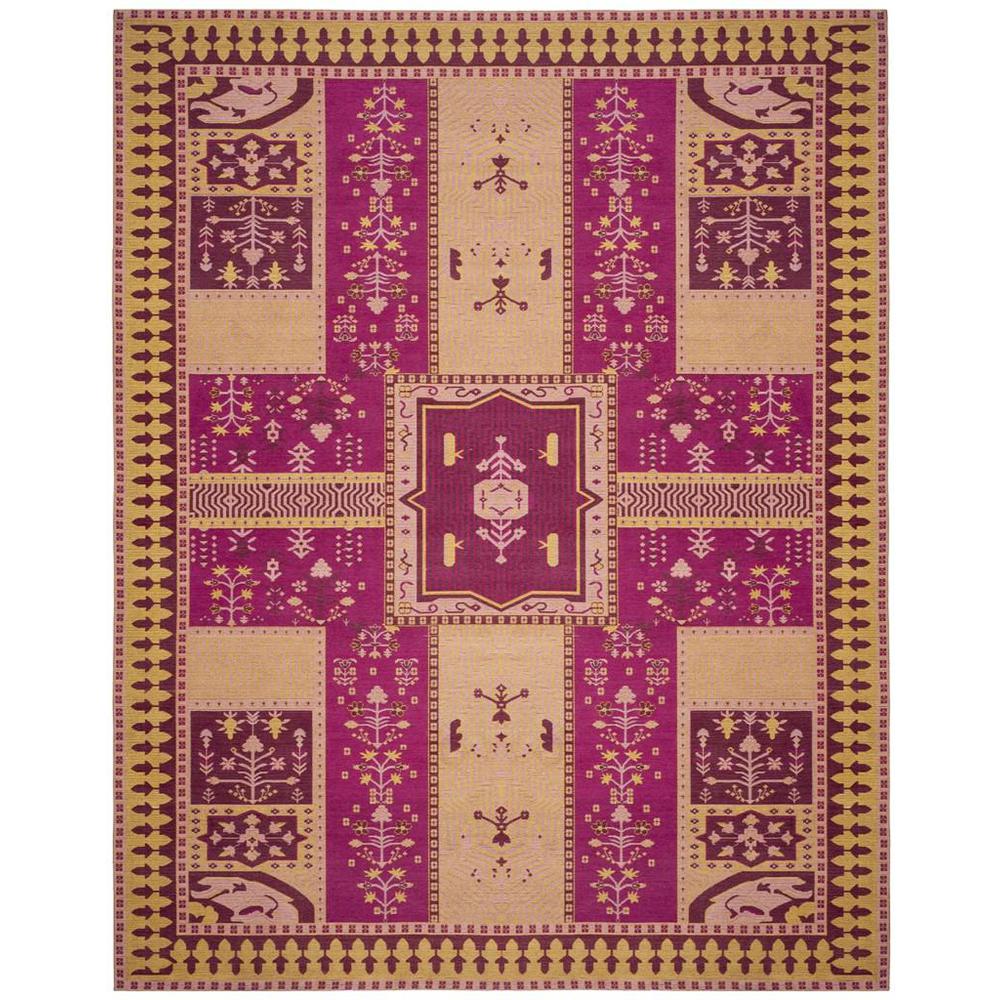 CLV-CLASSIC VINTAGE, FUCHSIA / GOLD, 8' X 10', Area Rug. Picture 1