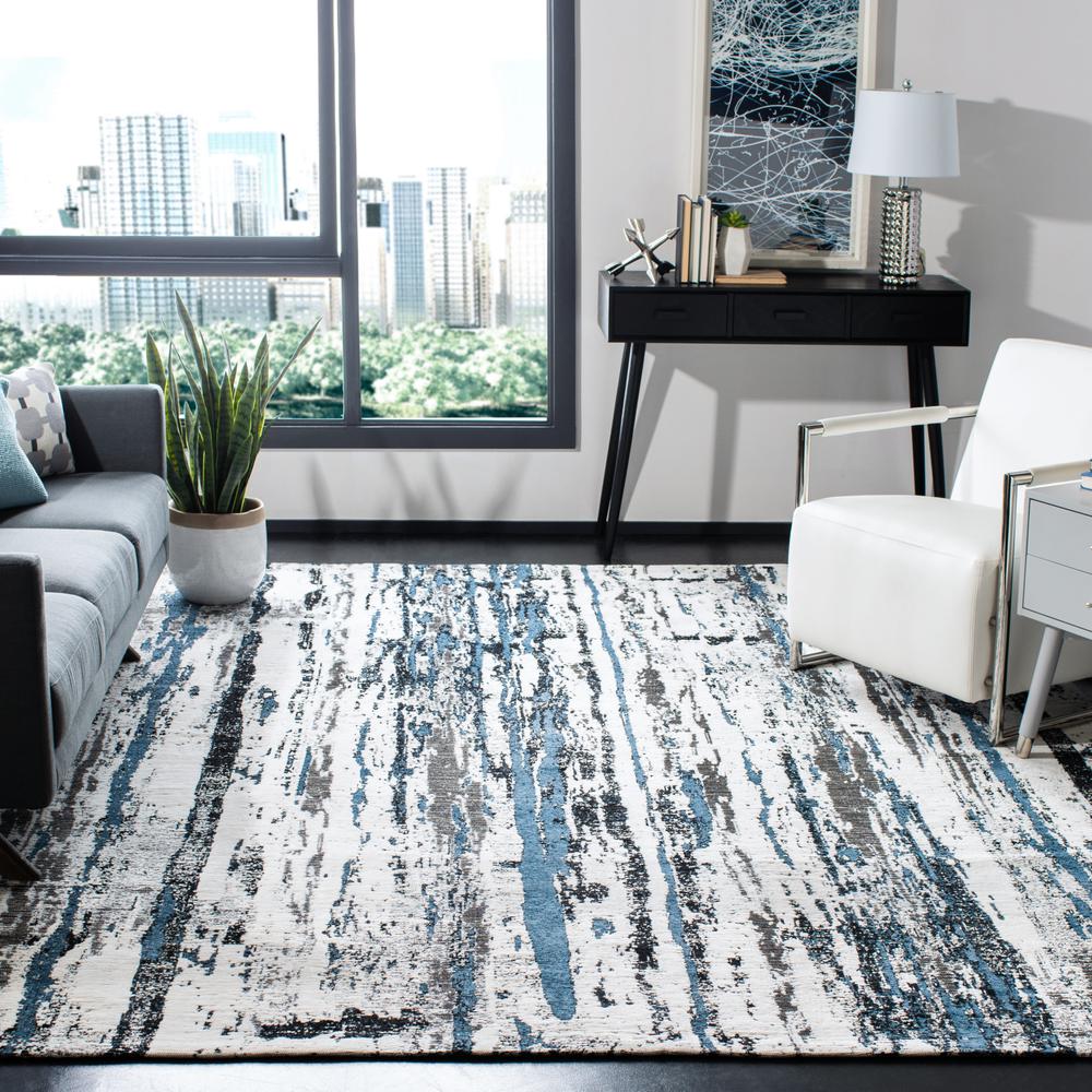 CLASSIC VINTAGE, NAVY / IVORY, 8' X 10', Area Rug, CLV702N-8. Picture 1