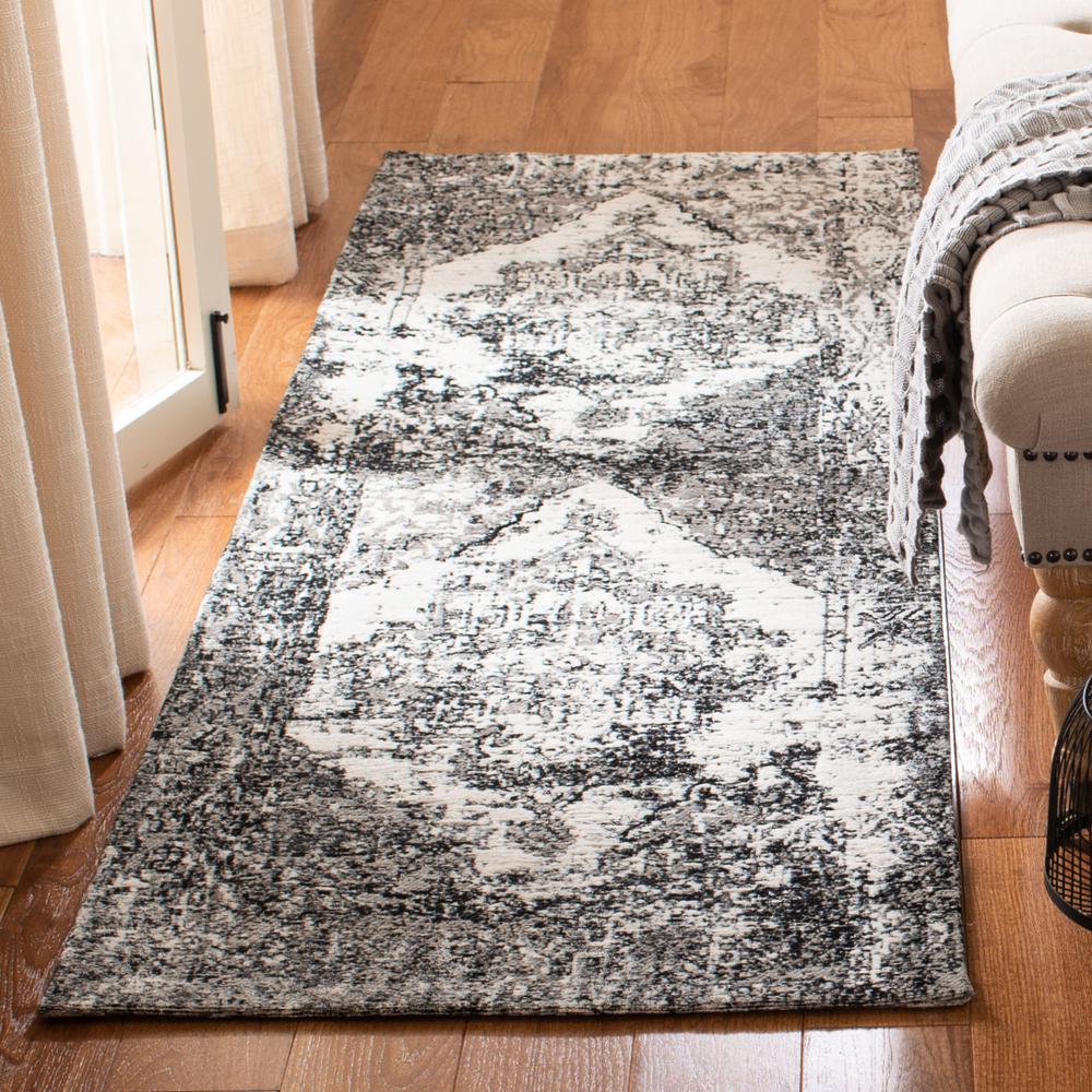 CLASSIC VINTAGE, GREY / IVORY, 2'-3" X 8', Area Rug. Picture 2