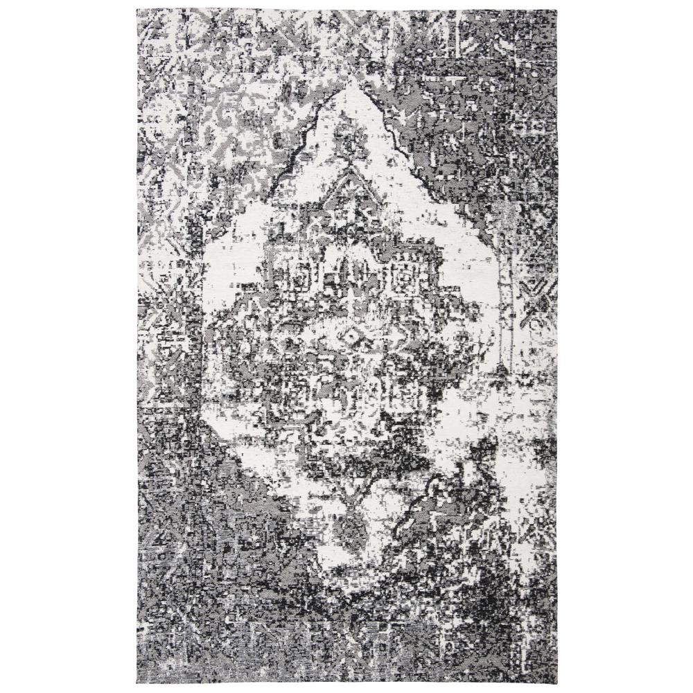 CLASSIC VINTAGE, GREY / IVORY, 5' X 8', Area Rug. Picture 3
