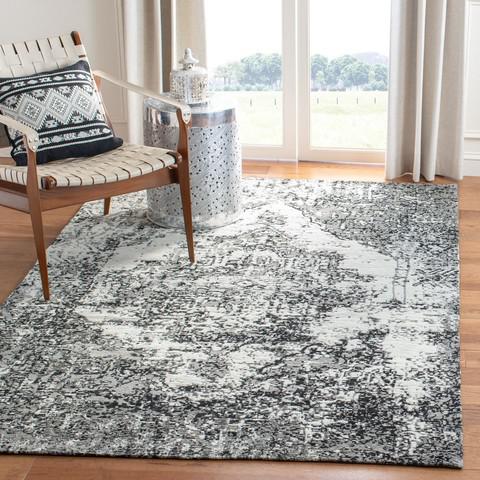 CLASSIC VINTAGE, GREY / IVORY, 6' X 9', Area Rug. Picture 3
