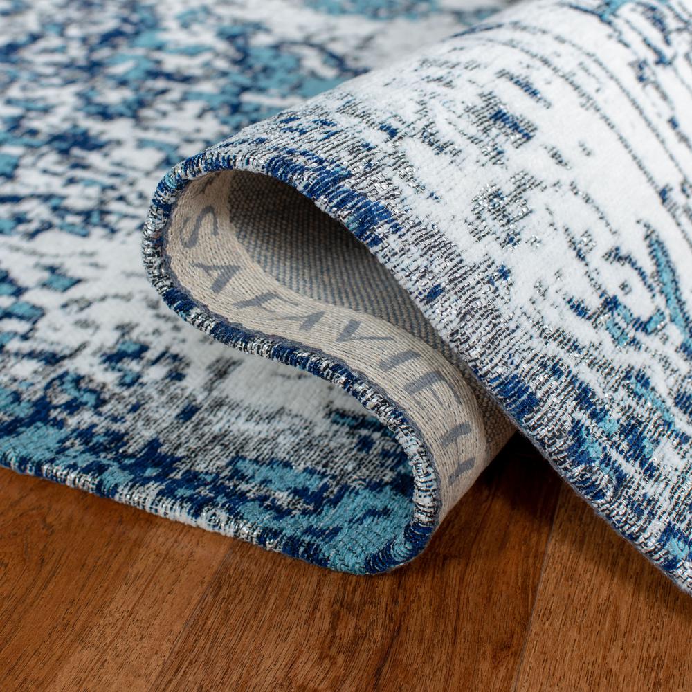 CLASSIC VINTAGE, BLUE / IVORY, 5' X 8', Area Rug. Picture 5