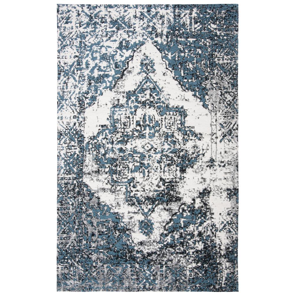 CLASSIC VINTAGE, NAVY / IVORY, 5' X 8', Area Rug, CLV703N-5. Picture 3
