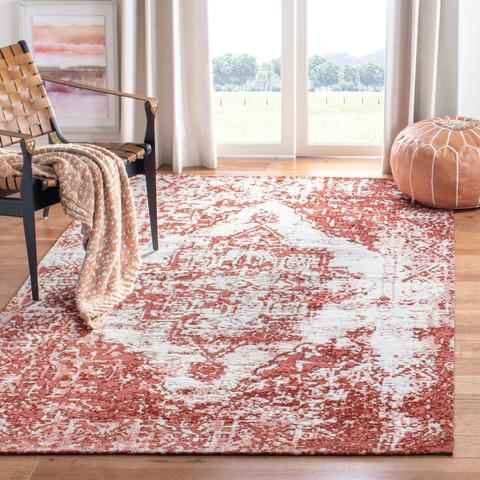CLASSIC VINTAGE, RUST / IVORY, 6' X 9', Area Rug. Picture 3