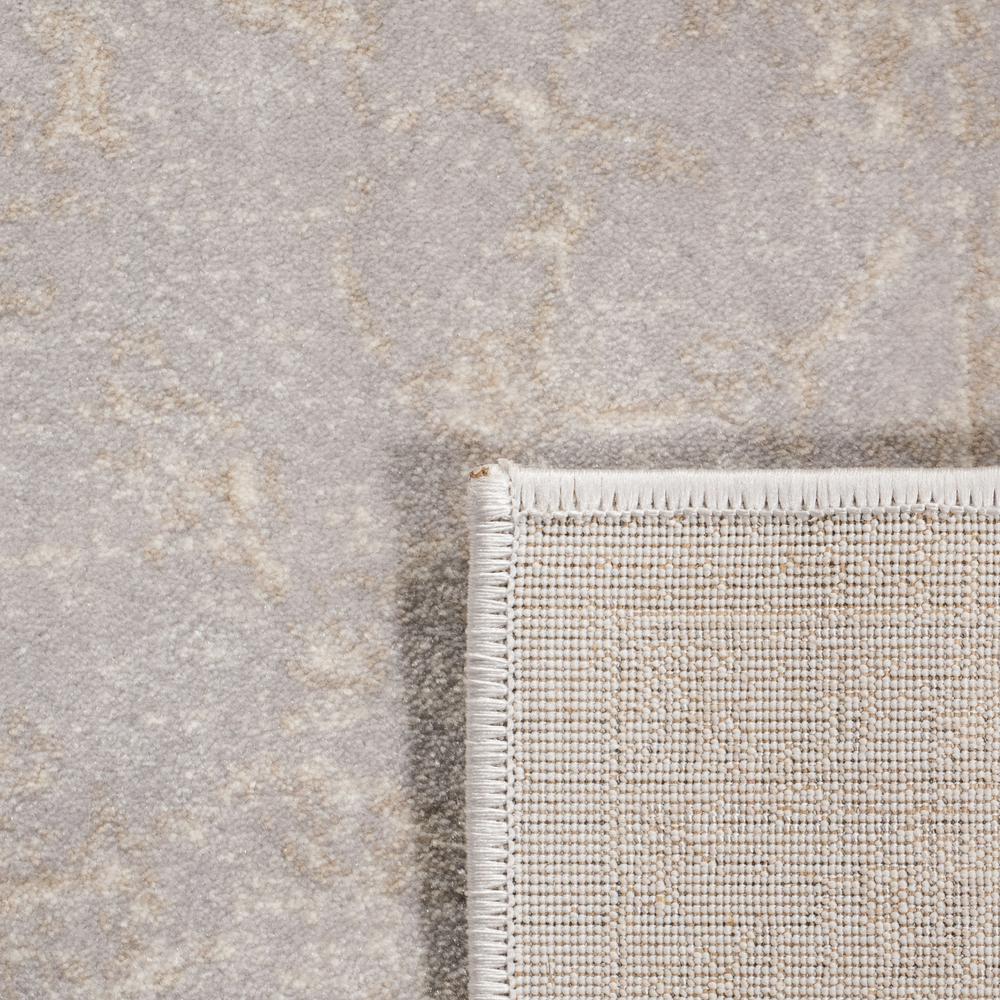 CARNEGIE, LIGHT GREY / CREAM, 5'-1" X 7'-6", Area Rug, CNG621G-5. Picture 4