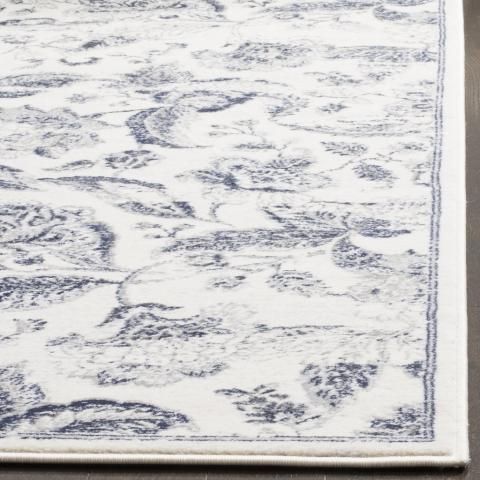 CARNEGIE, CREAM / LIGHT GREY, 5'-1" X 7'-6", Area Rug, CNG622C-5. Picture 3
