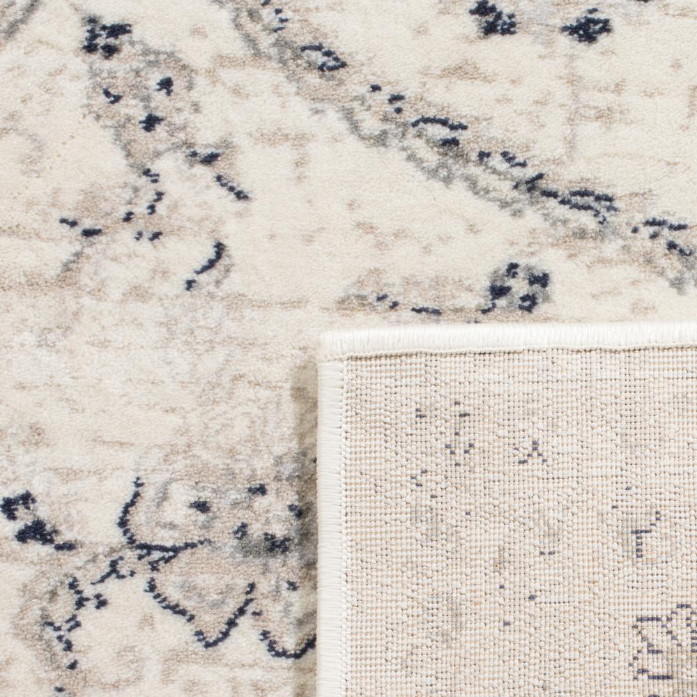 CARNEGIE, CREAM / LIGHT GREY, 5'-1" X 7'-6", Area Rug, CNG624C-5. Picture 4