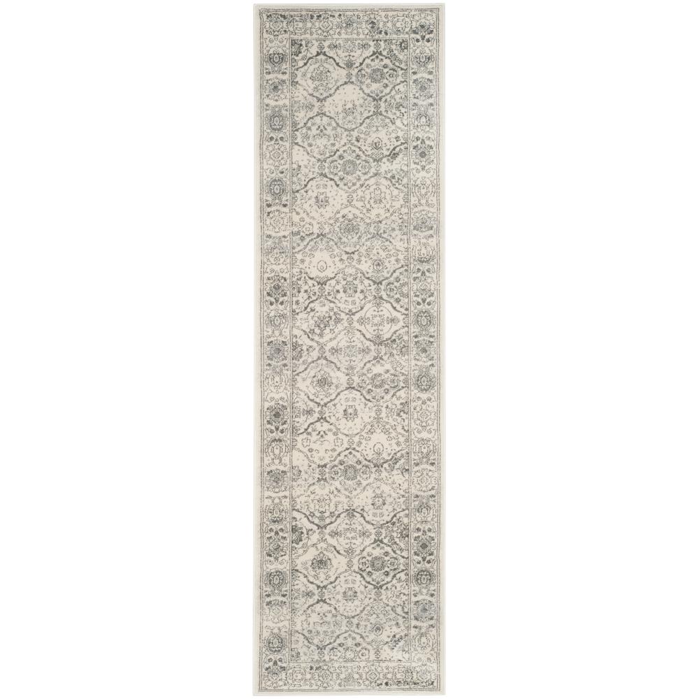 CARNEGIE, CREAM / DARK GREY, 2'-3" X 8', Area Rug, CNG691K-28. Picture 1